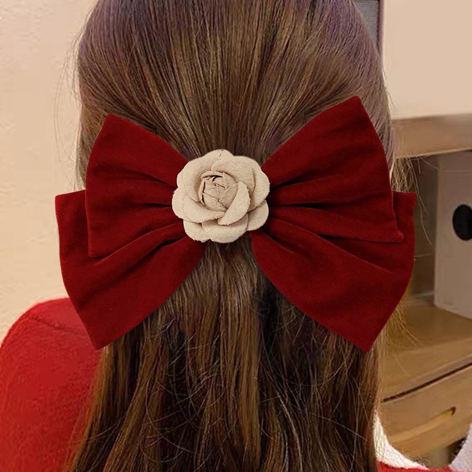 Hair Bow Hair Clip Barrettes Women Clothing Supplies Girls Birthday
