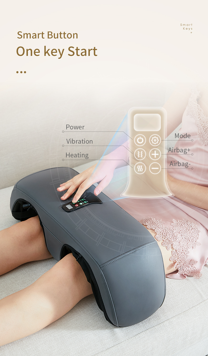 Máy massage chân bằng nhiệt hồng ngoại với áp suất không khí Knee Massager JC-106