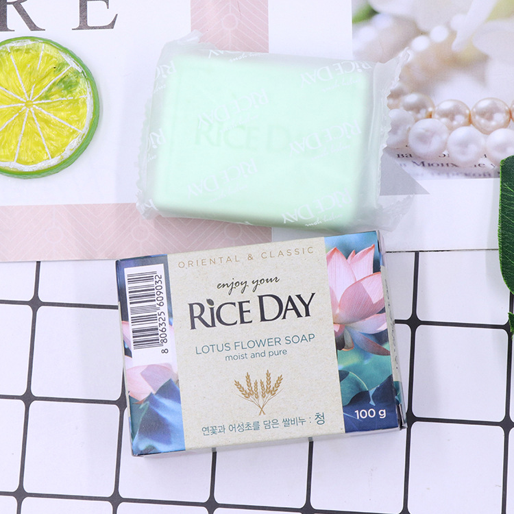 Xà phòng hỗ trợ dưỡng sáng da Rice Day Soap Hàn Quốc 100g