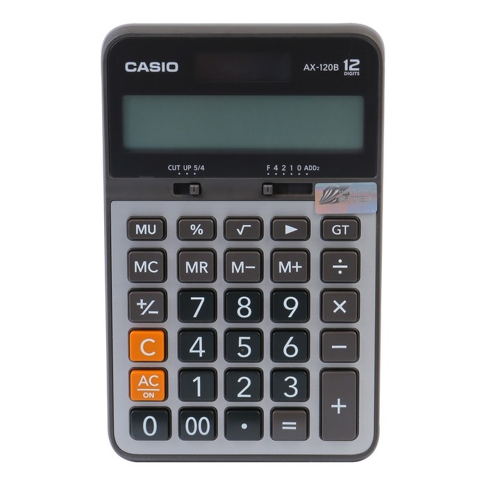 Máy tính Casio AX-120B, Bảo hành 7 năm - Hàng chính hãng Bitex