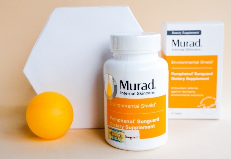 Viên uống chống nắng nội sinh Murad Pomphenol Sunguard Hộp 60 viên của Mỹ - Chống nắng, trắng da từ quả lựu