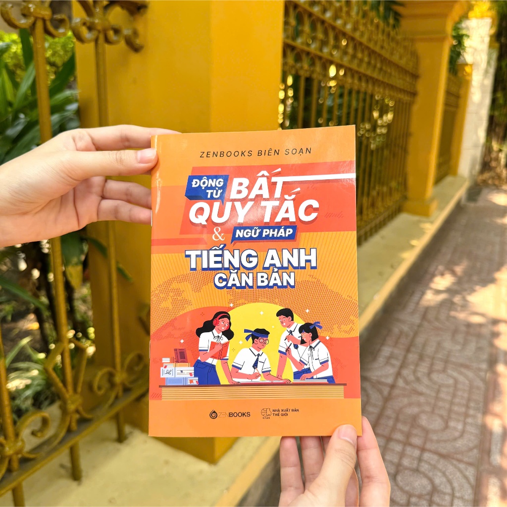 Sách - Động Từ Bất Quy Tắc &amp; Ngữ Pháp Tiếng Anh Cản Bản - Zenbooks