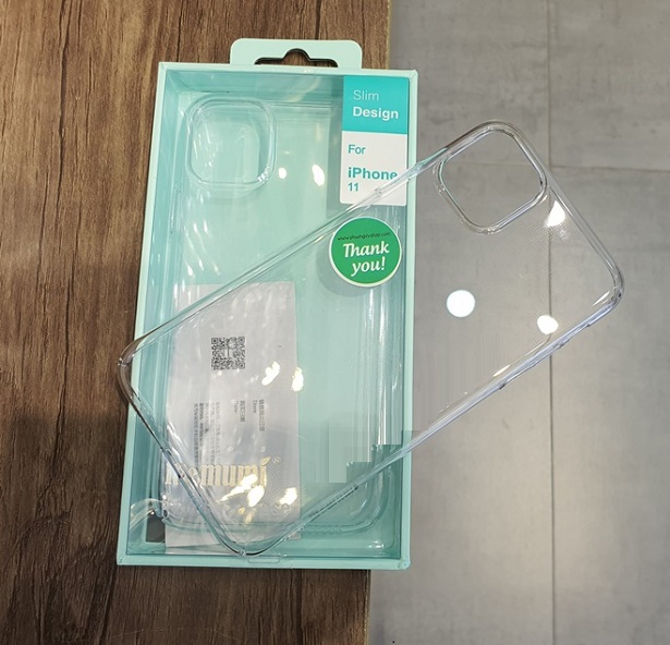 Ốp cứng chính hãng Memumi trong suốt dành cho iPhone 11 Pro Max