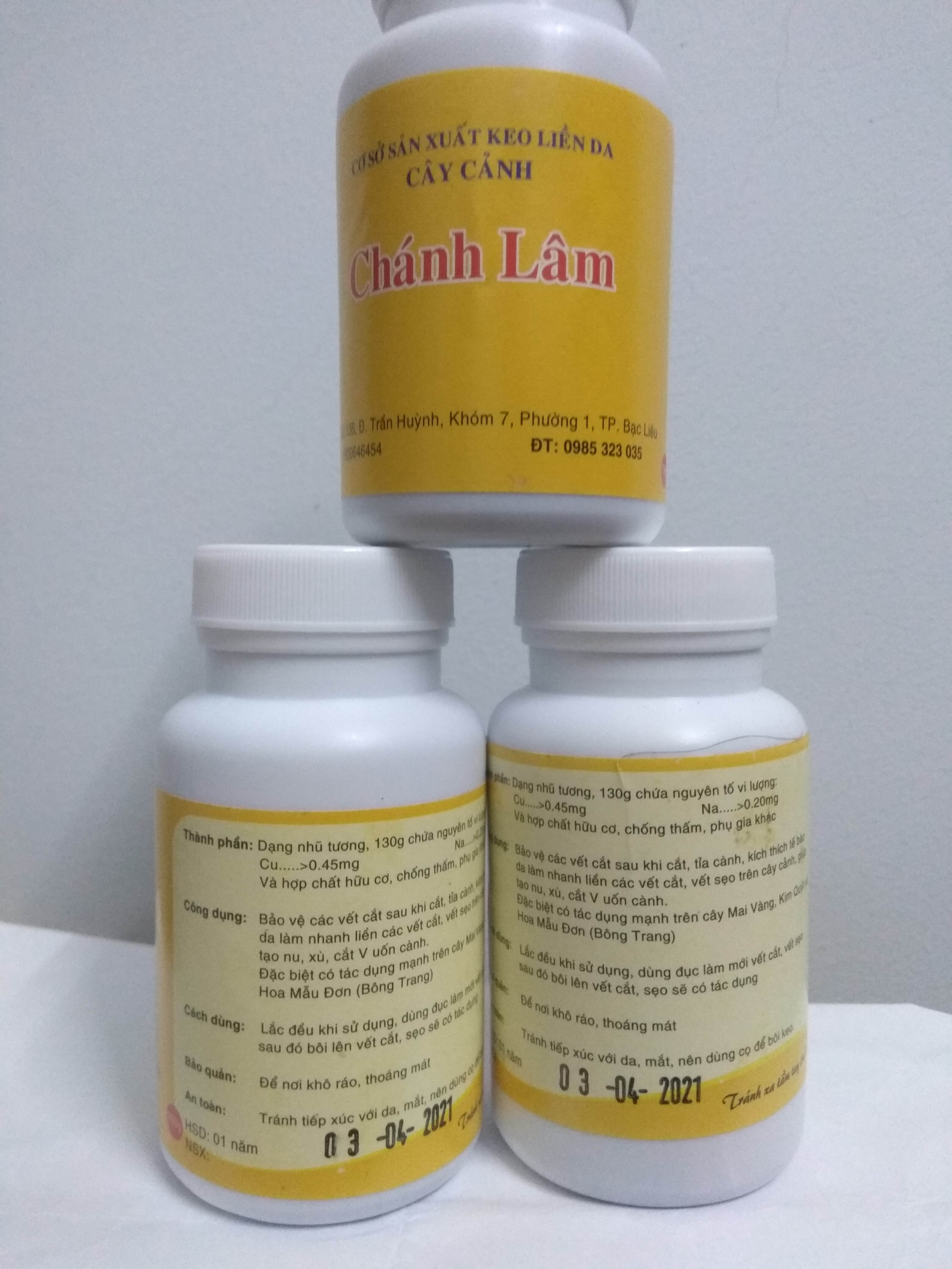 Keo liền da cây cảnh hiệu Chánh Lâm - chai 100 gram