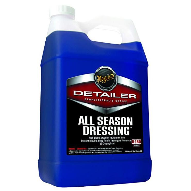 Meguiar's Dung dịch dưỡng đen nhựa, cao su - All Season Dressing, D16001, 3,78 L