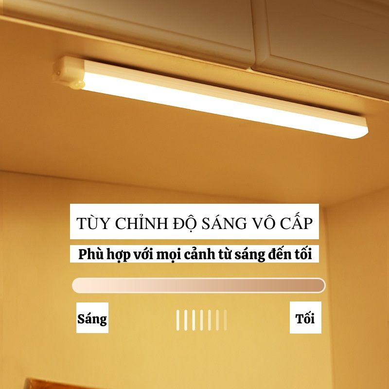 [FreeShip+Quà 5k]Đèn LED thông minh cảm biến chuyển động cơ thể DCB1, tự động sáng, tự động tắt, không dây, sạc USB