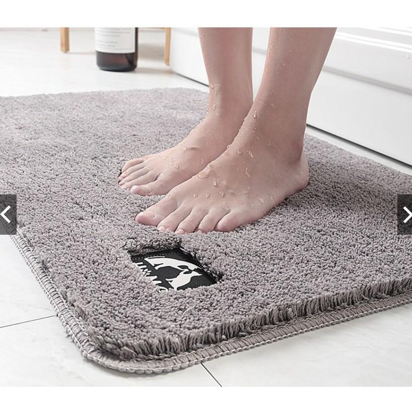 Thảm lau chân LEN MỊN thấm hút tốt KHỔ 40*60cm mẫu mới