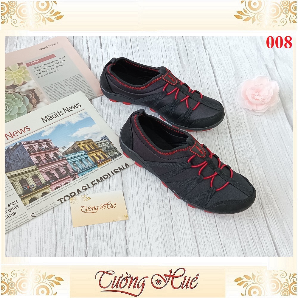 Giày Thể Thao Giả Dây Cột Đế Cao Su - 008