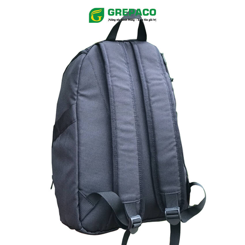 Balo Vải Bố Canvas Tote Dù Nhẹ Nhiều Ngăn Đựng Laptop Chống Sốc Chống Nước Màu Đen Thời Trang Hàn Quốc Nam Nữ Sinh Viên, Học Sinh Đi Học, Công Sở Đi Làm, Du Lịch - Hàng Chính Hãng