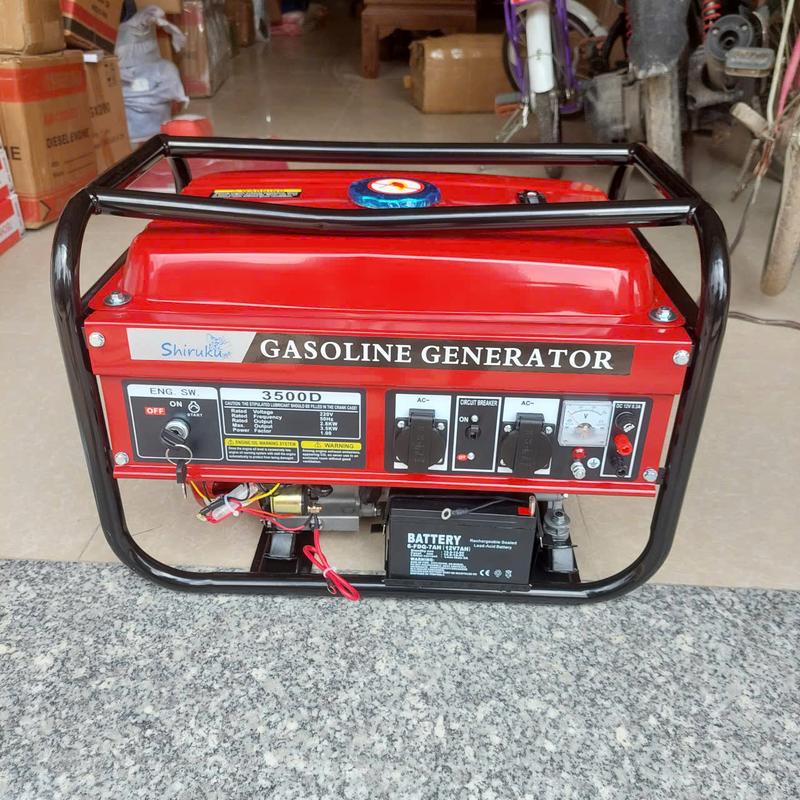 Máy phát điện chạy xăng 3,5kw SHIRUKU EC3500CX khởi đông dễ dàng di chuyển linh hoạt
