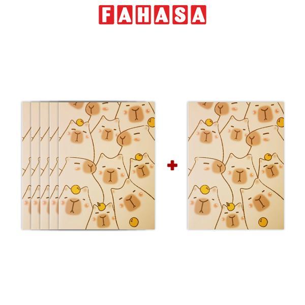 [MUA 5 TẶNG 1] Tập Học Sinh Capybara - 4 Ô Ly - 200 Trang 70gsm - The Sun - Mẫu 1