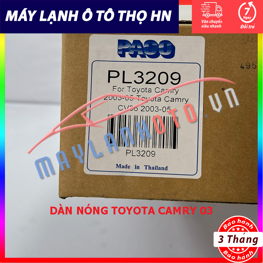 Dàn (giàn) nóng Toyota Camry 2.4 2002 2003 2004 Hàng xịn Thái Lan (hàng chính hãng nhập khẩu trực tiếp) 02 03 04