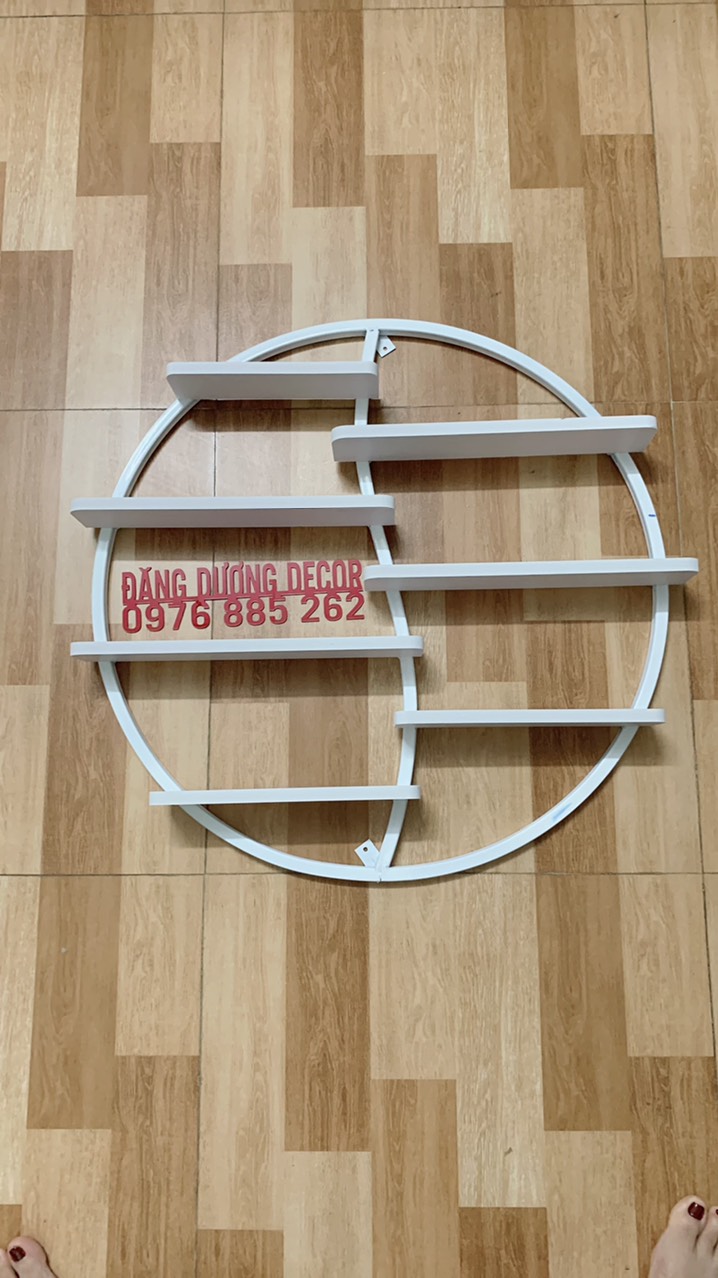 Kệ để sơn Nail TRÒN  - khuyết phong cách Hàn Quốc - Mẫu mới hiện đại