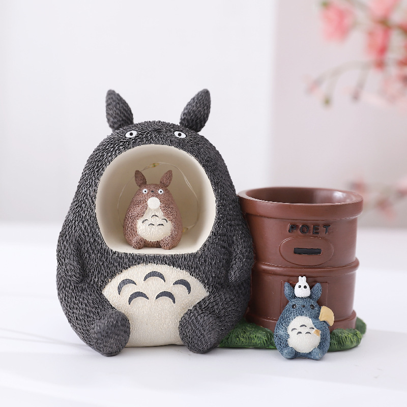 Ống Cắm Bút Đèn Trang Trí Totoro Quà Tặng- Hàng chính hãng