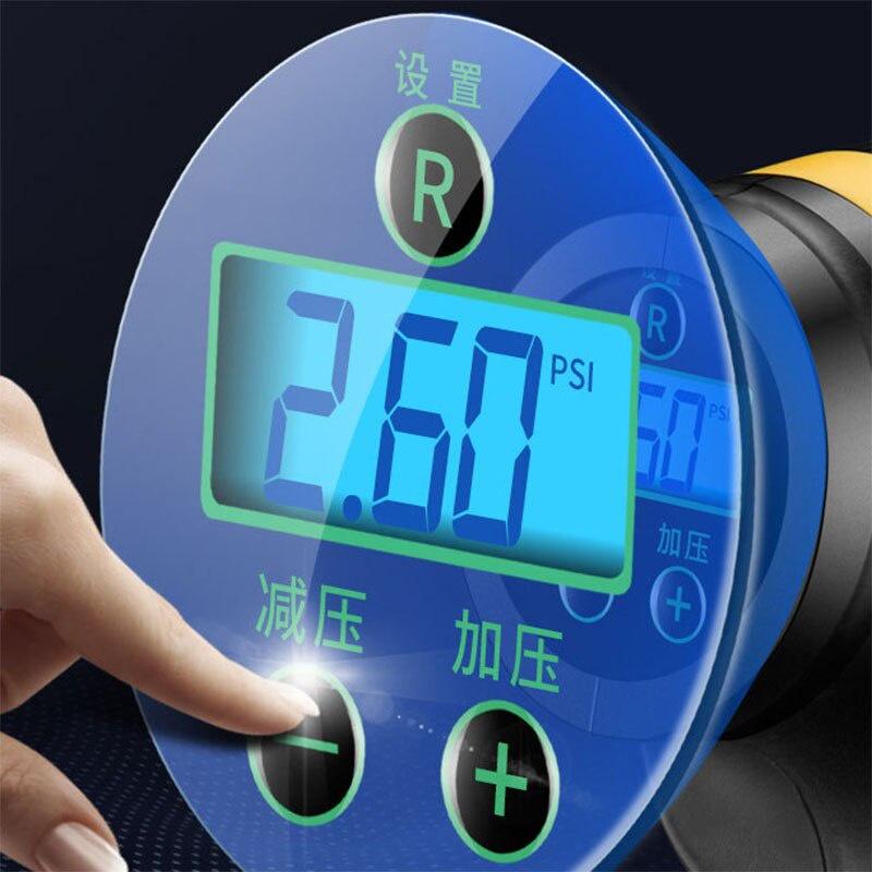 Máy bơm hơi không dây 120W 12V kỹ thuật số có thể tháo rời tiện dụng