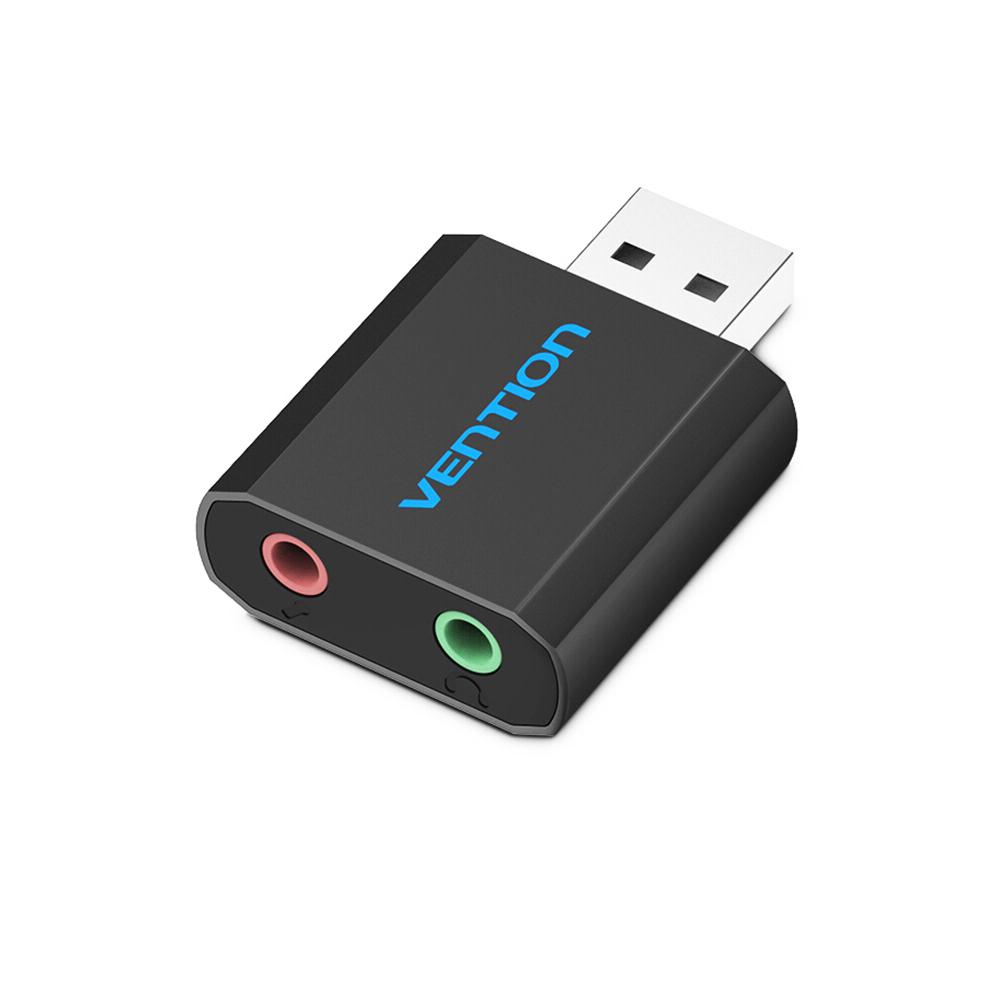 Bộ điều hợp mic VENTION tai nghe âm thanh nổi 3,5 mm thay thế  trình điều khiển cho PC Máy tính xách tay PS4