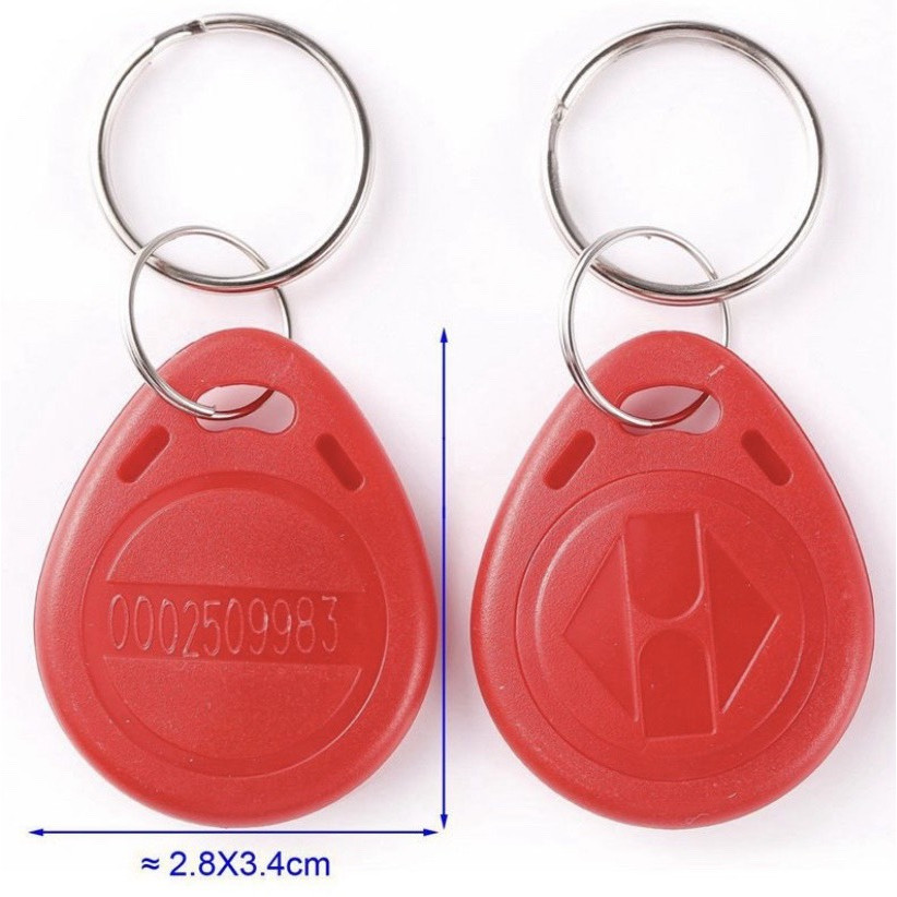 Thẻ từ máy chấm công tần số 125 Khz - thẻ từ móc khóa RFID