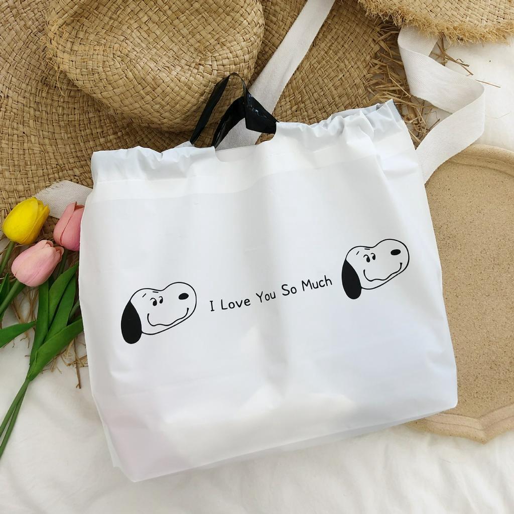 Túi Rút Đựng Đồ Trang Điểm 39x30cm Họa Tiết Hoạt Hình Dễ Thương