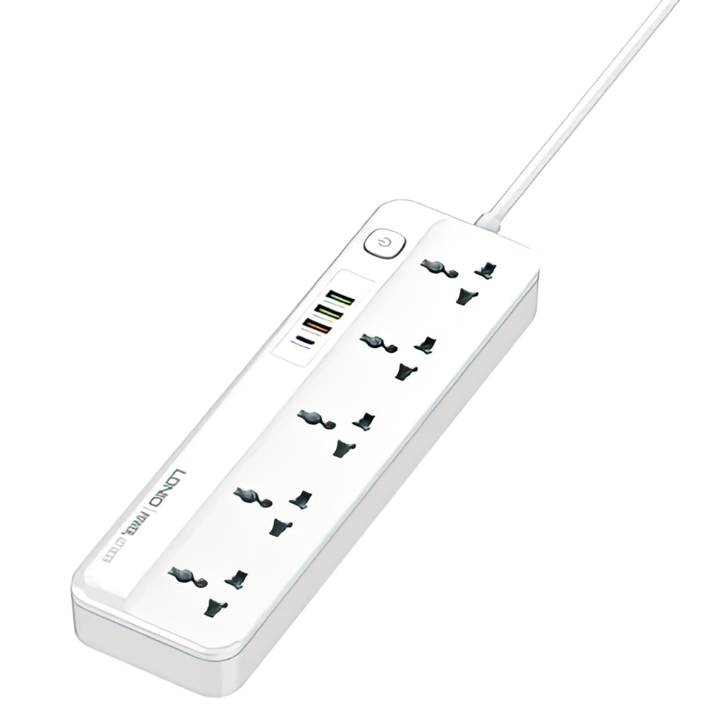 Ổ ĐIỆN ĐA NĂNG 2500W PD 20W 3 USB LDNIO SC5415 - HÀNG CHÍNH HÃNG
