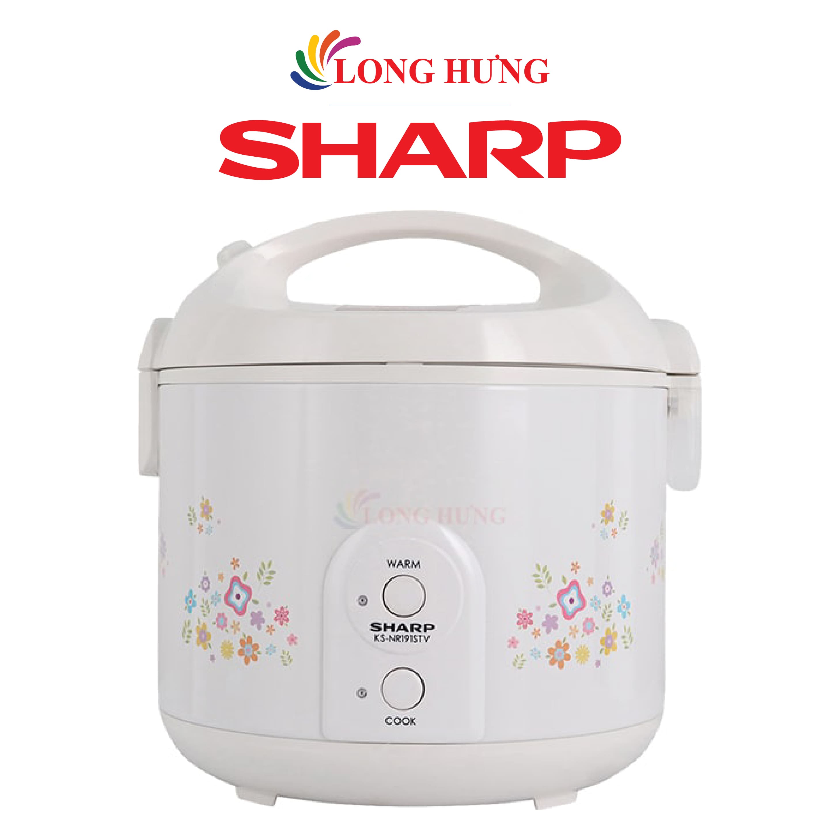 Nồi cơm điện nắp gài Sharp 1.8 lít KS-NR191STV - Hàng chính hãng