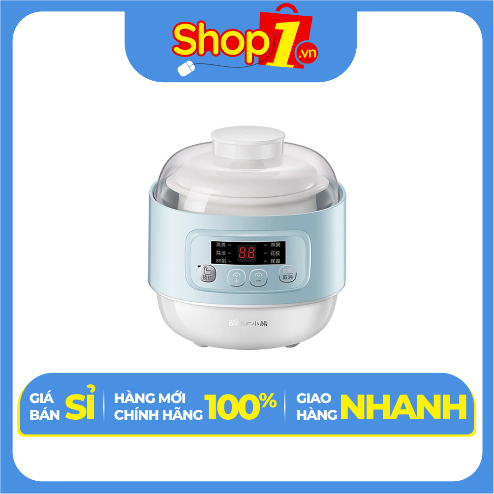 Nồi nấu chậm Bear 0.8 lít DDZ-A08G2 - Hàng chính hãng