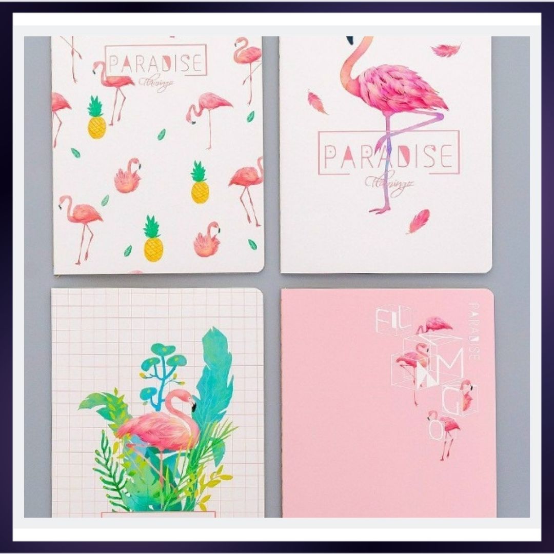 Combo 4 quyển sổ tay size A5 họa tiết hoạt hình