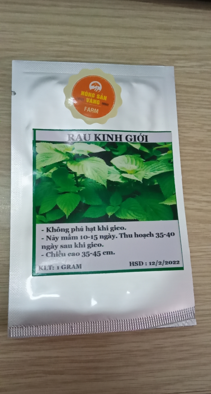 Hạt giống Rau Kinh Giới - Nông Sản Vàng
