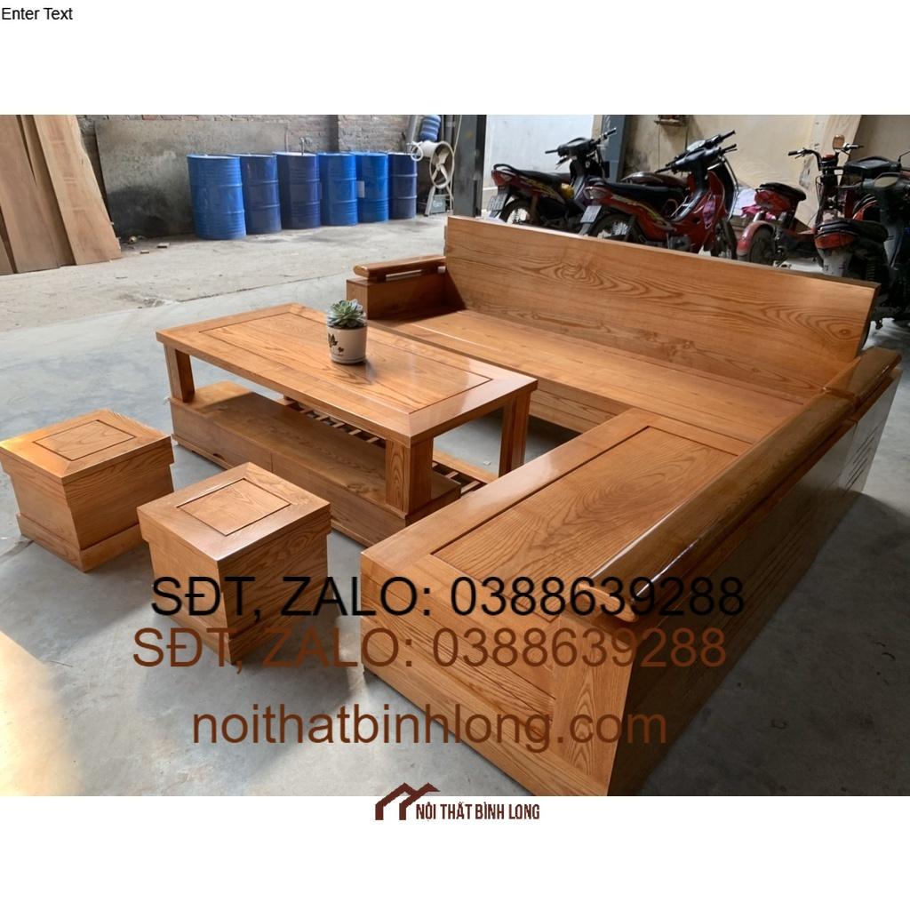BỘ BÀN GHẾ GỖ SỒI NGA