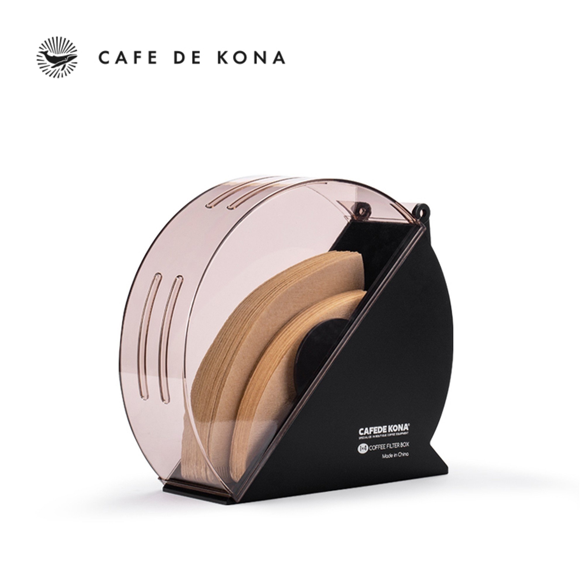 Hộp nhựa đựng giấy lọc cà phê pour over V60 CAFE DE KONA