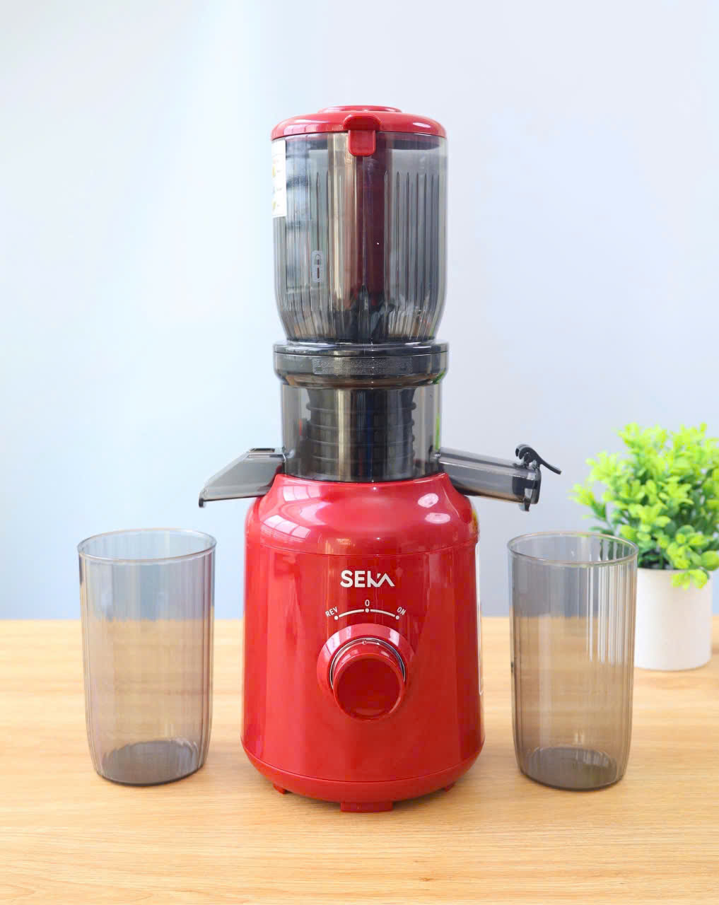 Máy ép chậm SEKA SK535S loại cổ to công suất 250w dung tích 700ml, máy ép trái cây hoa quả kiệt bã hàng nhập khẩu
