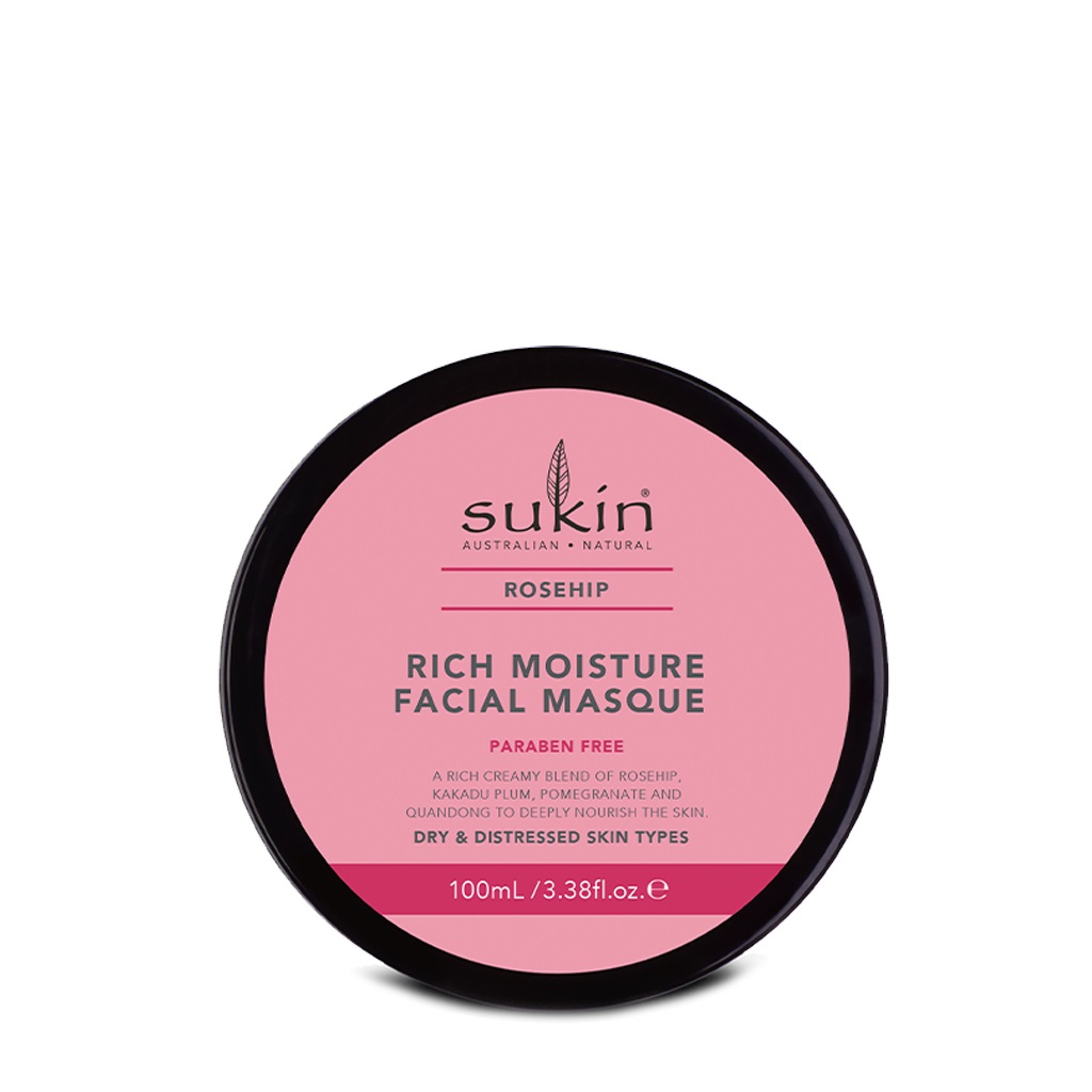 Mặt Nạ Siêu Dưỡng Ẩm Sukin Rosehip Rich Moisture Facial Masque 100ml