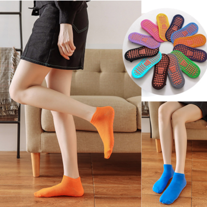 Trampoline Kids Người lớn Người lớn chống trượt SOCKS COTTY-Child Cotton SOCTIT SOCT thể thao bên ngoài Thể thao Trẻ em không trượt. Color: Orange Size: EU 23-29