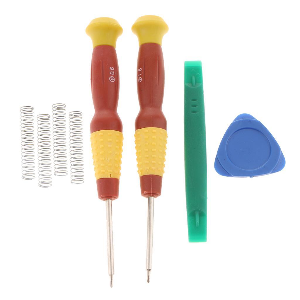 4Pcs Spring for Switch LR ZL ZR Button + Screwdriver Kits