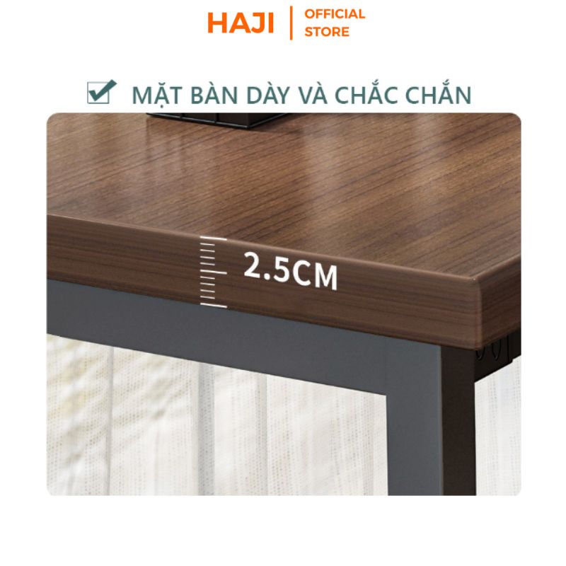 Bàn cafe gỗ dài, bàn họp, bàn bar thiết kế hiện đại tối giản thương hiệu HAJI - GM89