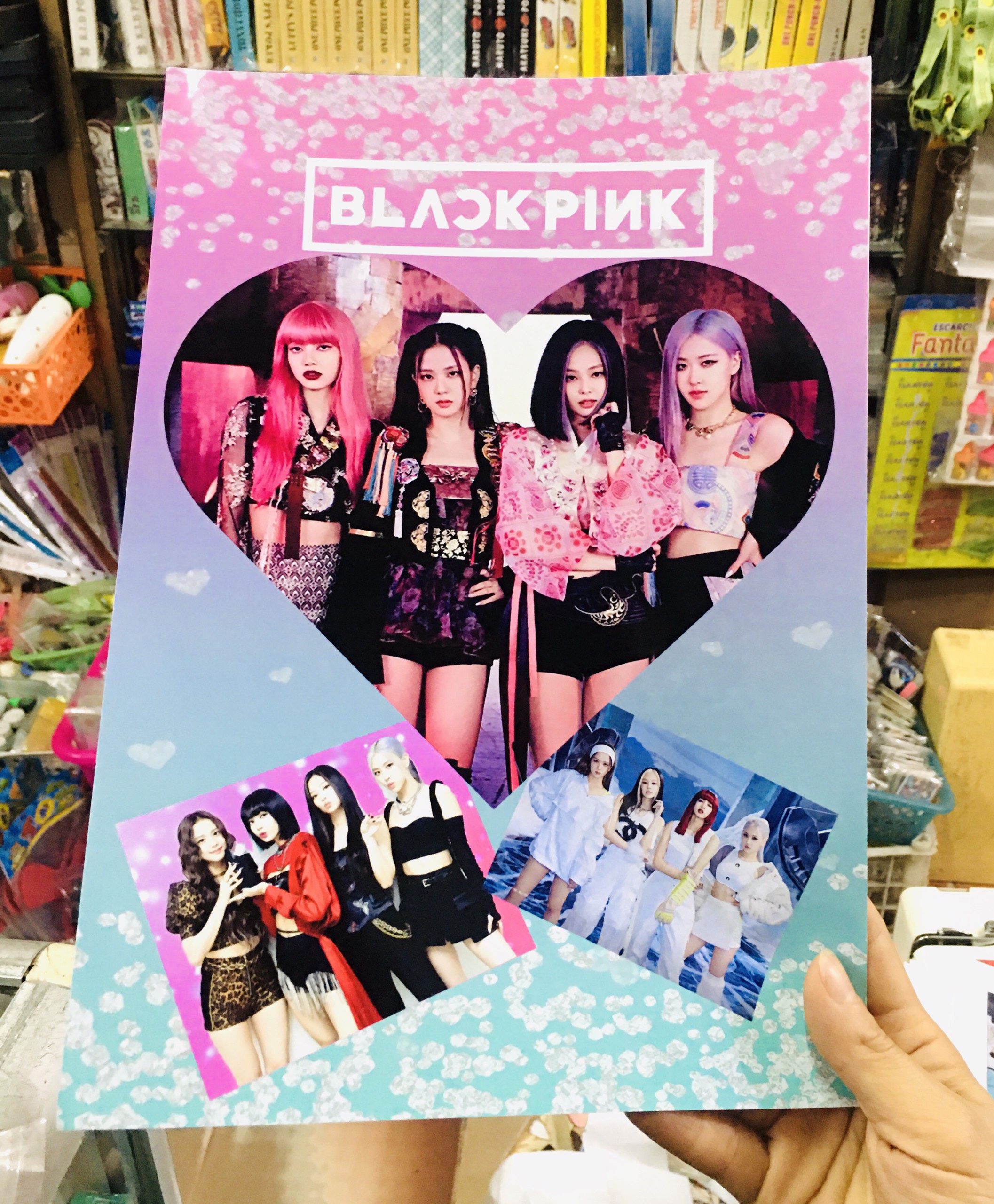 Tranh Poster SET 3 tấm BlackPink 21cmx30cm ảnh khác nhau