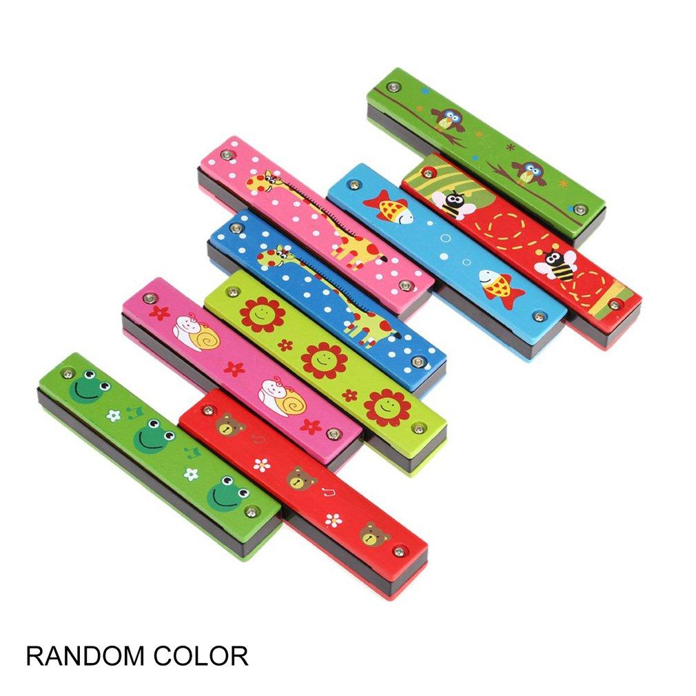 1PCS Harmonica 16 Hố Tremolo Harmonica Children Nhạc cụ Đồ chơi đồ chơi giáo dục cho trẻ em ngẫu nhiên