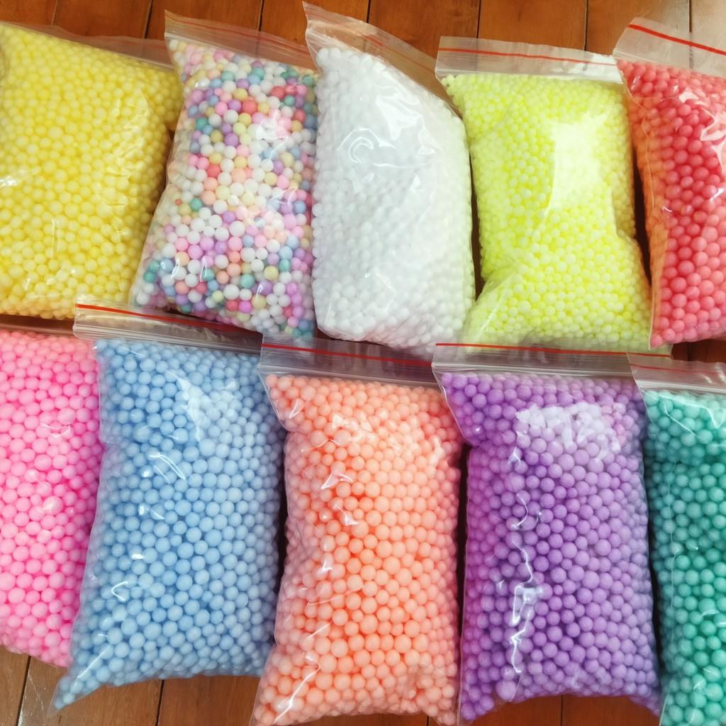 Hạt xốp màu siêu đẹp, hạt tròn, màu đẹp