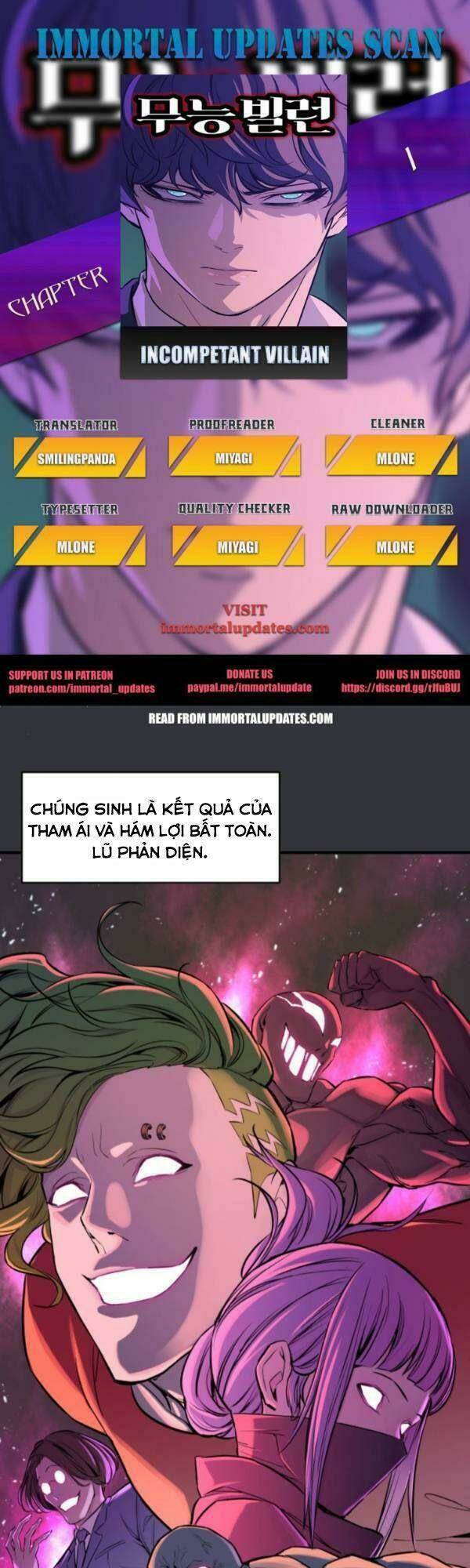 nhân vật phản diện bất tài chapter 1 1