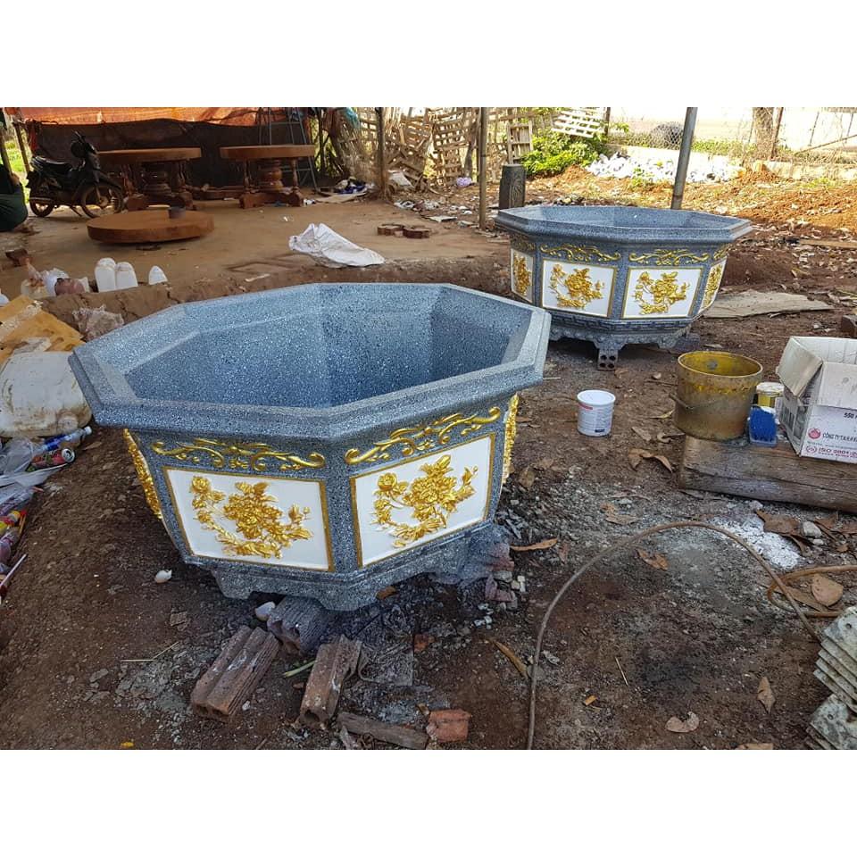Khuôn đúc chậu cảnh bát giác 1m cao 55