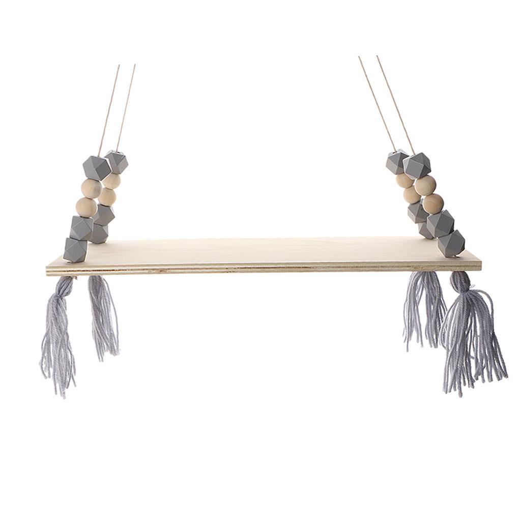 2xHome Decor Wooden Floating Shelf Wall-hanging Display Holder Kids Room Decor