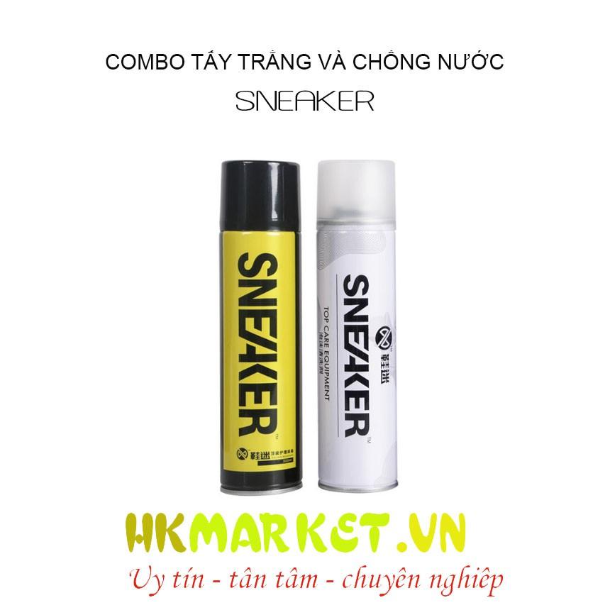 Combo chống nước và tẩy trắng giày sneaker