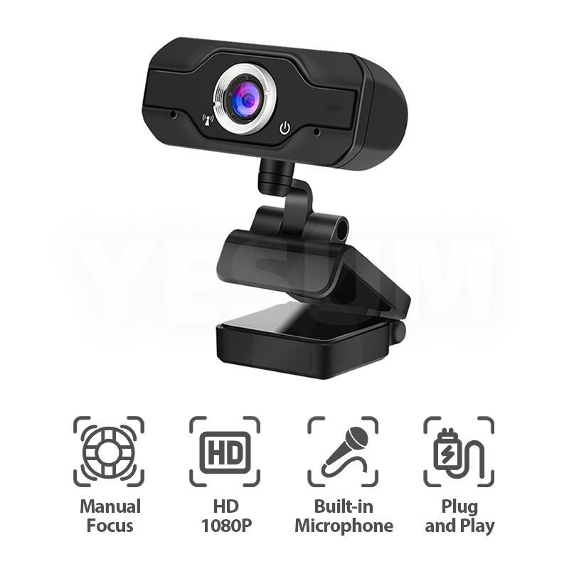 Webcam HD 1080P 4K tiện lợi dành cho máy tính