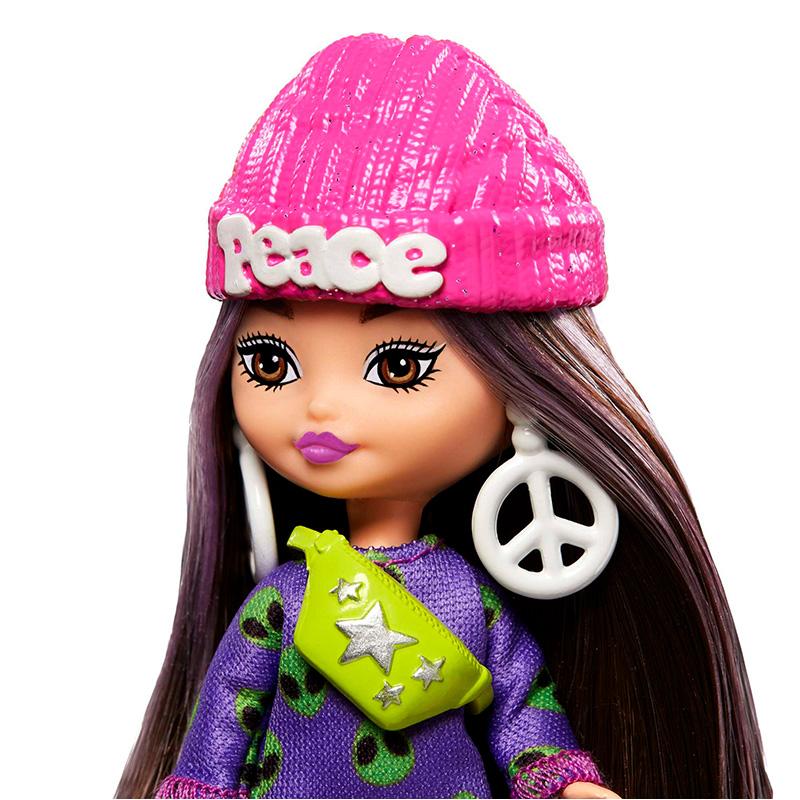 Đồ Chơi BARBIE Búp Bê Barbie Mini Mini Extra - Ailen Print Hoodie HLN46/HLN44