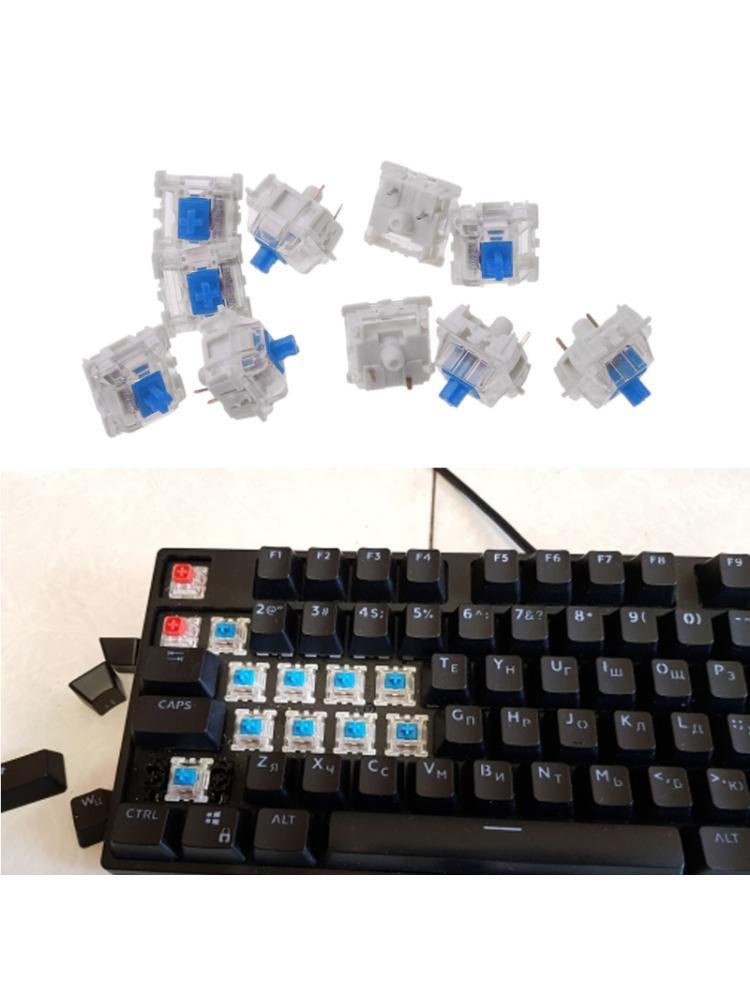 Set 10 Bàn Phím Cơ 3pin Gateron Mx Fit Gh60