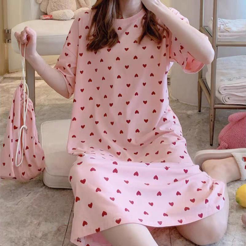 Đầm ngủ dài dáng rộng thời trang dành cho nữ