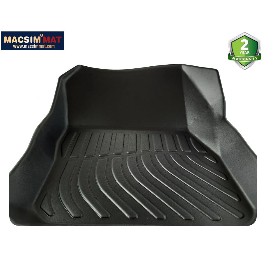 Thảm lót sàn xe ô tô Ford Focus 2012-2020 Nhãn hiệu Macsim chất liệu nhựa TPV cao cấp màu đen