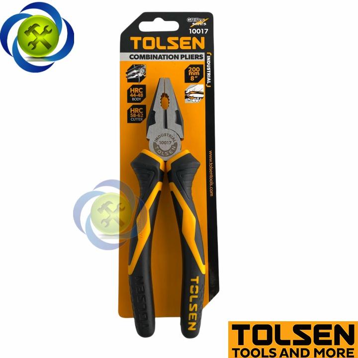 Kìm điện Tolsen 10017 công nghiệp 200mm 8 inch