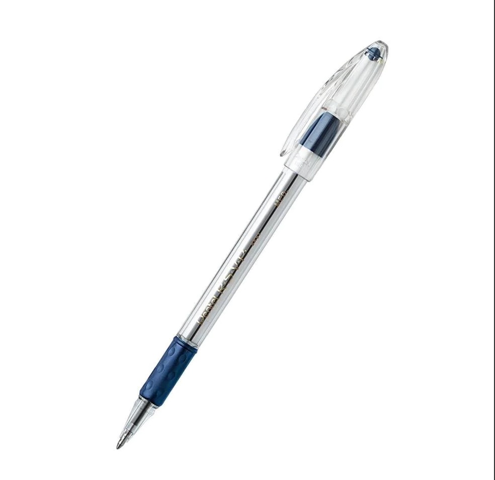 Bút bi Pentel dáng đẹp ngòi êm BK91C R.S.V.P, cỡ ngòi 1.0mm, 1 cây viết màu xanh