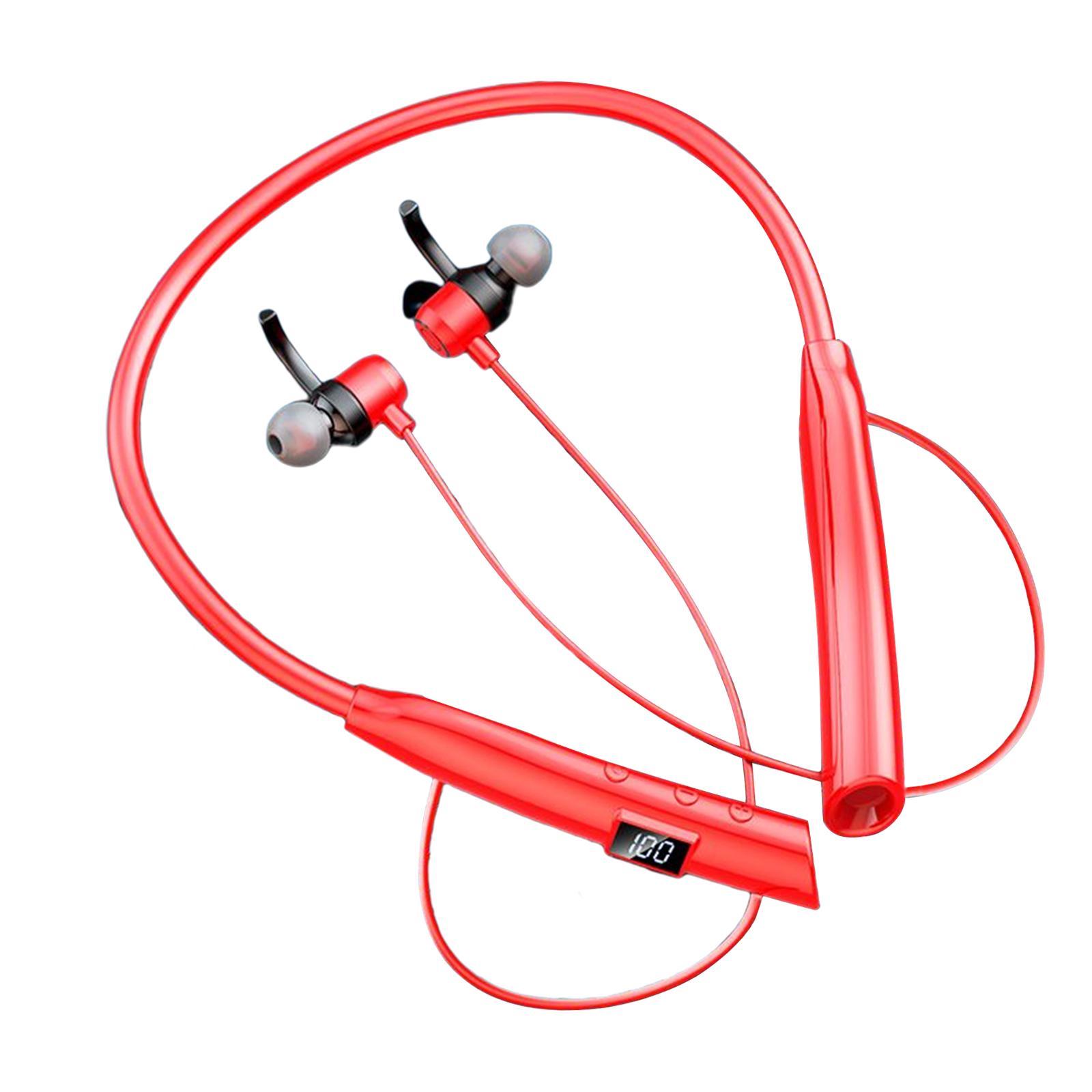 Neckband Headphones Sports Earphones with Microphone Headset Stereo