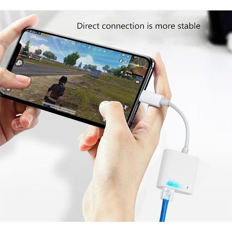 Bộ chuyển đổi sang Ethernet RJ45 cho IPtablet táo máy nghe nhạc táo mạng LAN sang Ethernet Dongle